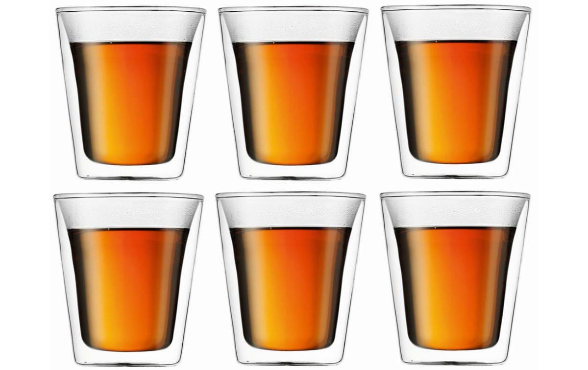 Bodum CANTEEN Glas 0.2 Liter Set 6 Stück, doppelwandig