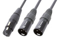 PD Connex CX140 2x XLRmale - XLRf, Splitt-Kabel, 0.5m