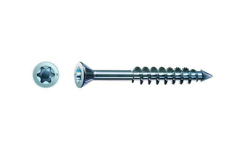 SPAX Spanplattenschrauben SK T20 5,0x100 mm Teilgewinde, verzinkt, 200 Stk.