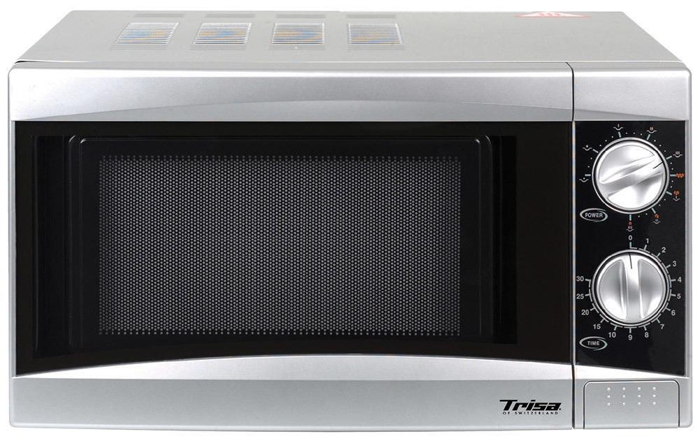 Trisa Mikrowelle Micro Plus silber mit Grillfunktion