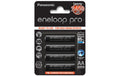 Panasonic eneloop pro BK-3HCDE/4BE, 4er Pack AA, 2500 mAh, 1.2V, vorgeladen,