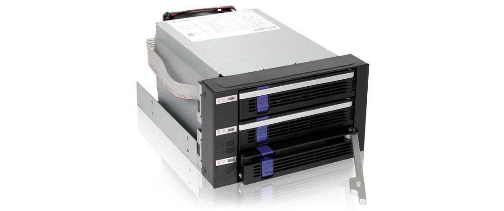 ICY DOCK Backplane 3.5" MB153SP-B Metall-Backplane 2HE, für 3-in-2 SATA-HDD