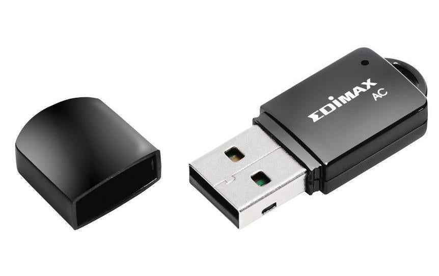Edimax EW-7811UTC: DualBand USB Adapter 150Mbps im 2.4, 433Mbps im 5GHz