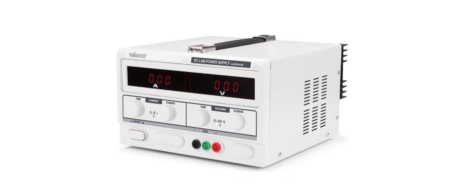 Velleman LABPS5005 Labornetzgerät 0-50V, 0-5A, regelbar
