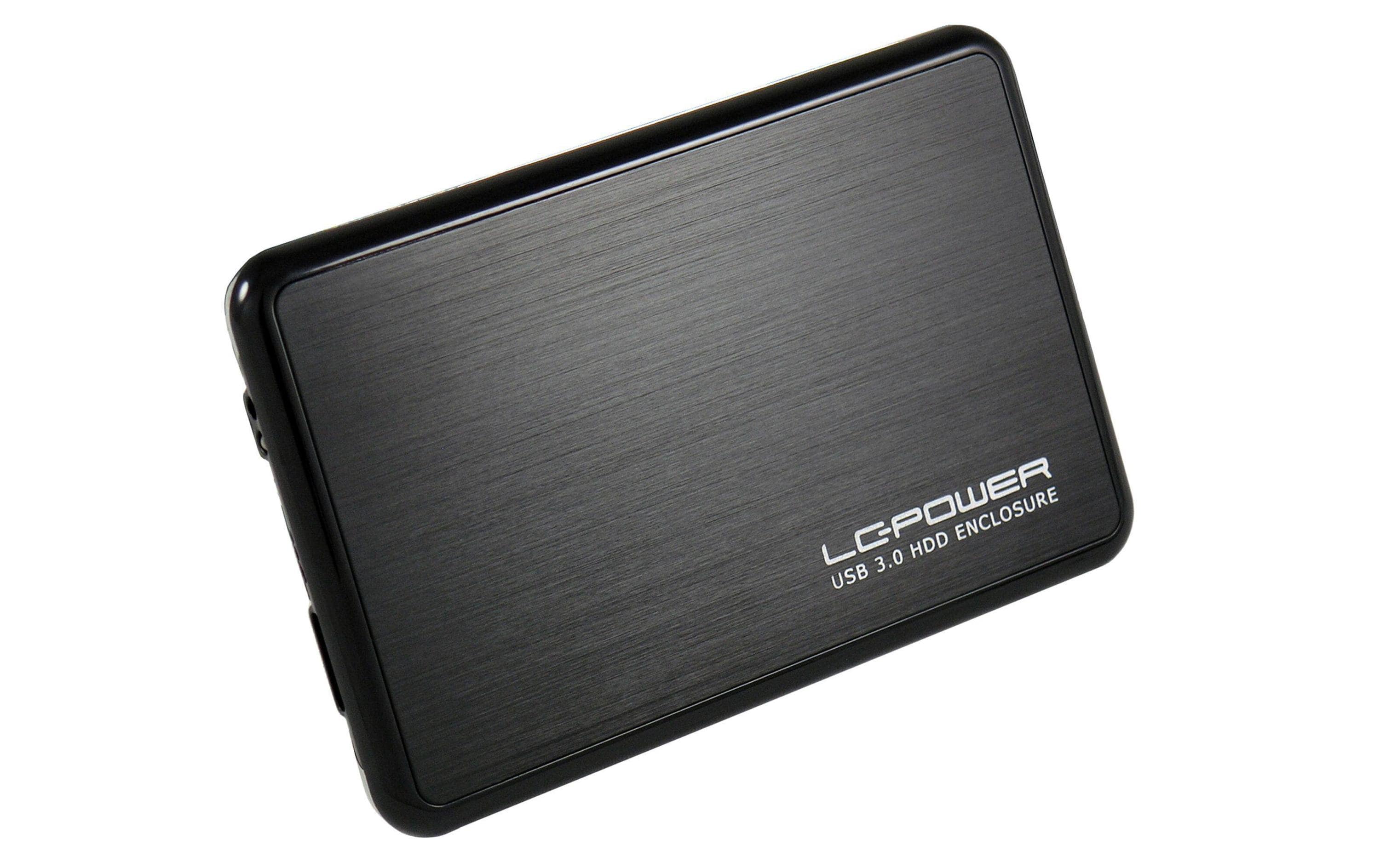 LC-Power ext. 2.5" Gehäuse LC-25BUB3 schwarz, USB3.0, für SATA HDD
