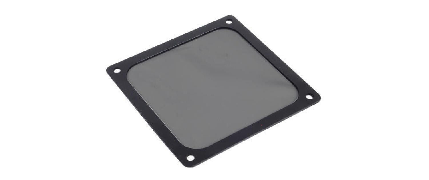 SilverStone SST-FF123B, Lüfterfilter 12cm schwarz, Befestigung über Magnetkontakt