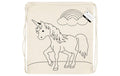 Creativ Company Turnbeutel Hellnatur Einhorn, 1 Stück, 37 x 41 cm