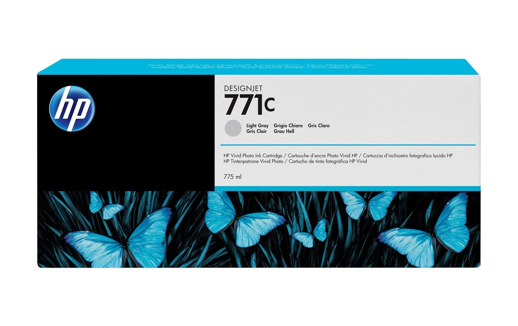 HP Tinte Nr. 771C - Light Grey (B6Y14A) Tintenvolumen 775ml