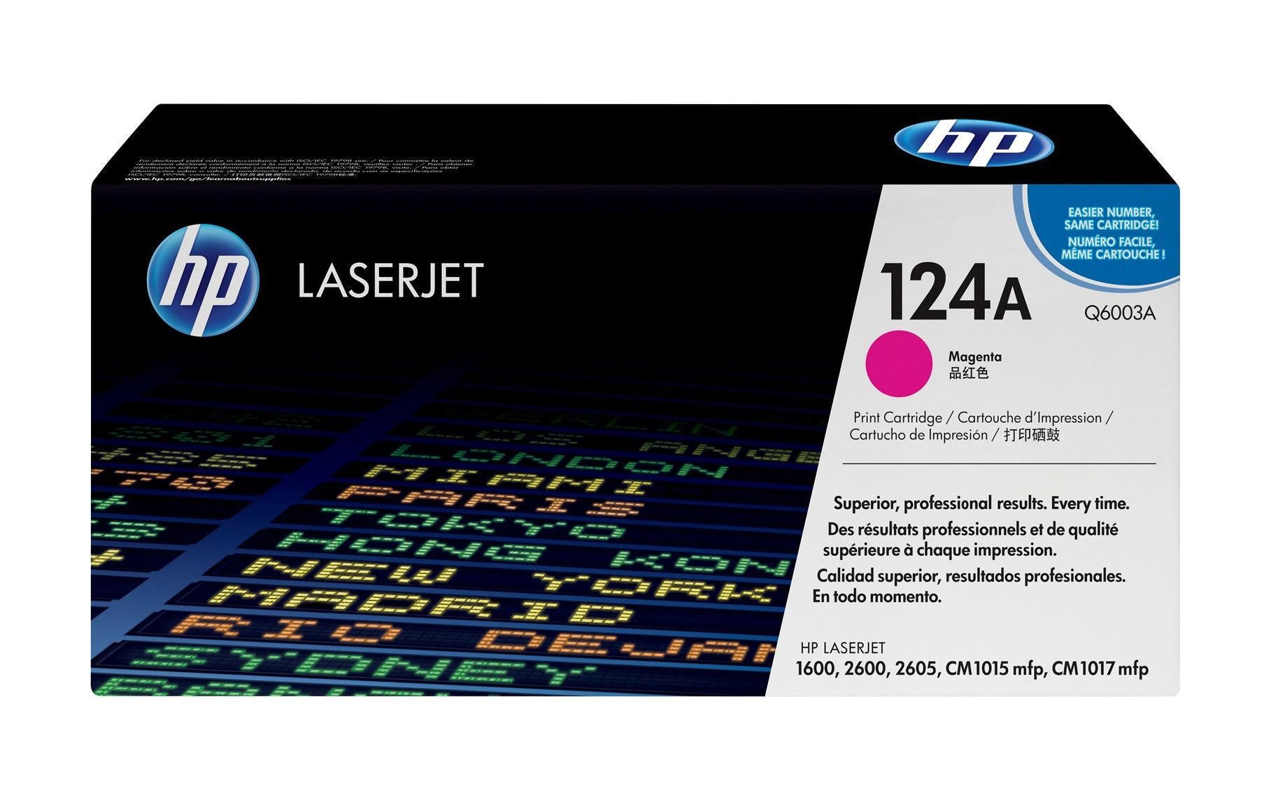 HP Toner 124A - Magenta (Q6003A) Seitenkapazität ~ 2'000 Seiten