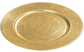 Boltze Dekoteller Base, gold Kunststoff, H: 2 cm, Ø: 33 cm