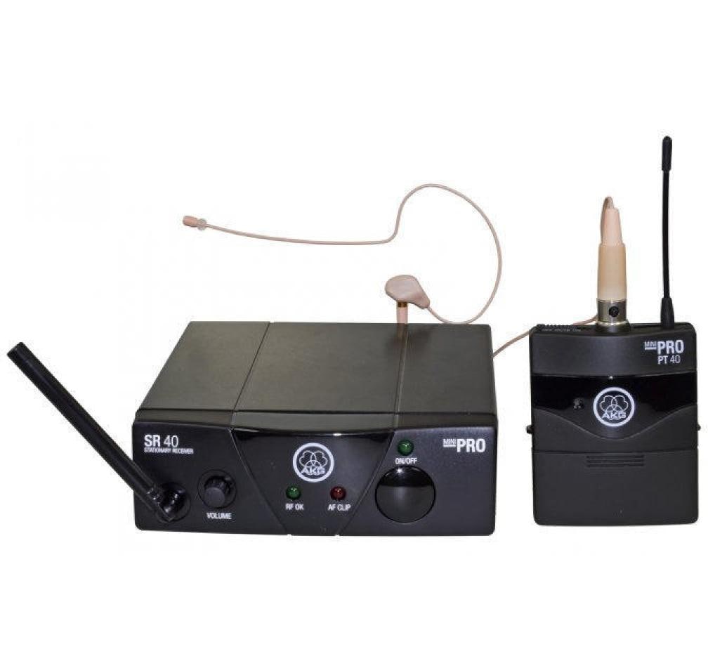 AKG WMS40 Mini Earmic Set ISM 1 Headset Funksystem, 863.100 MHz