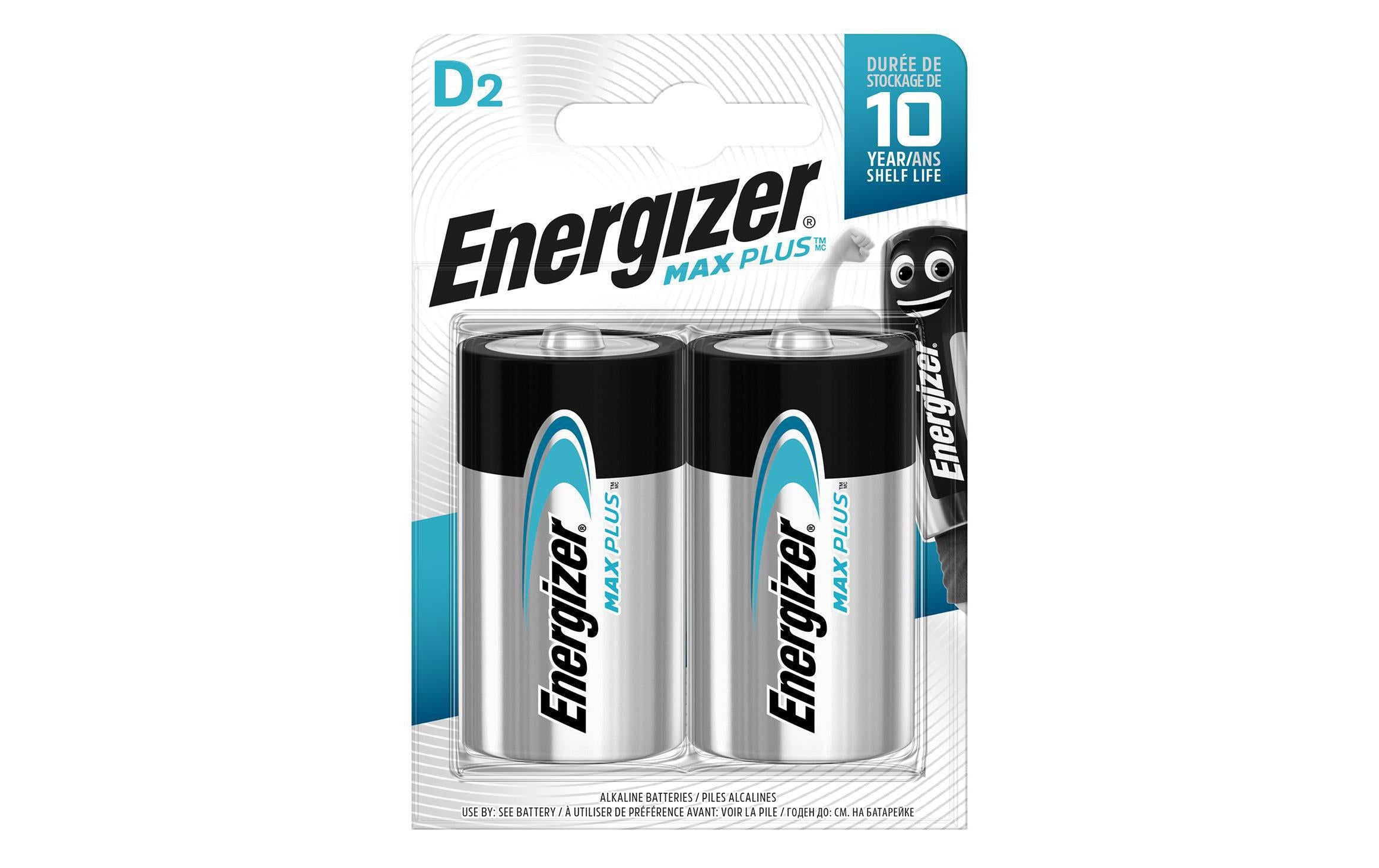 ENERGIZER Max Plus Mono D 2 Stück
