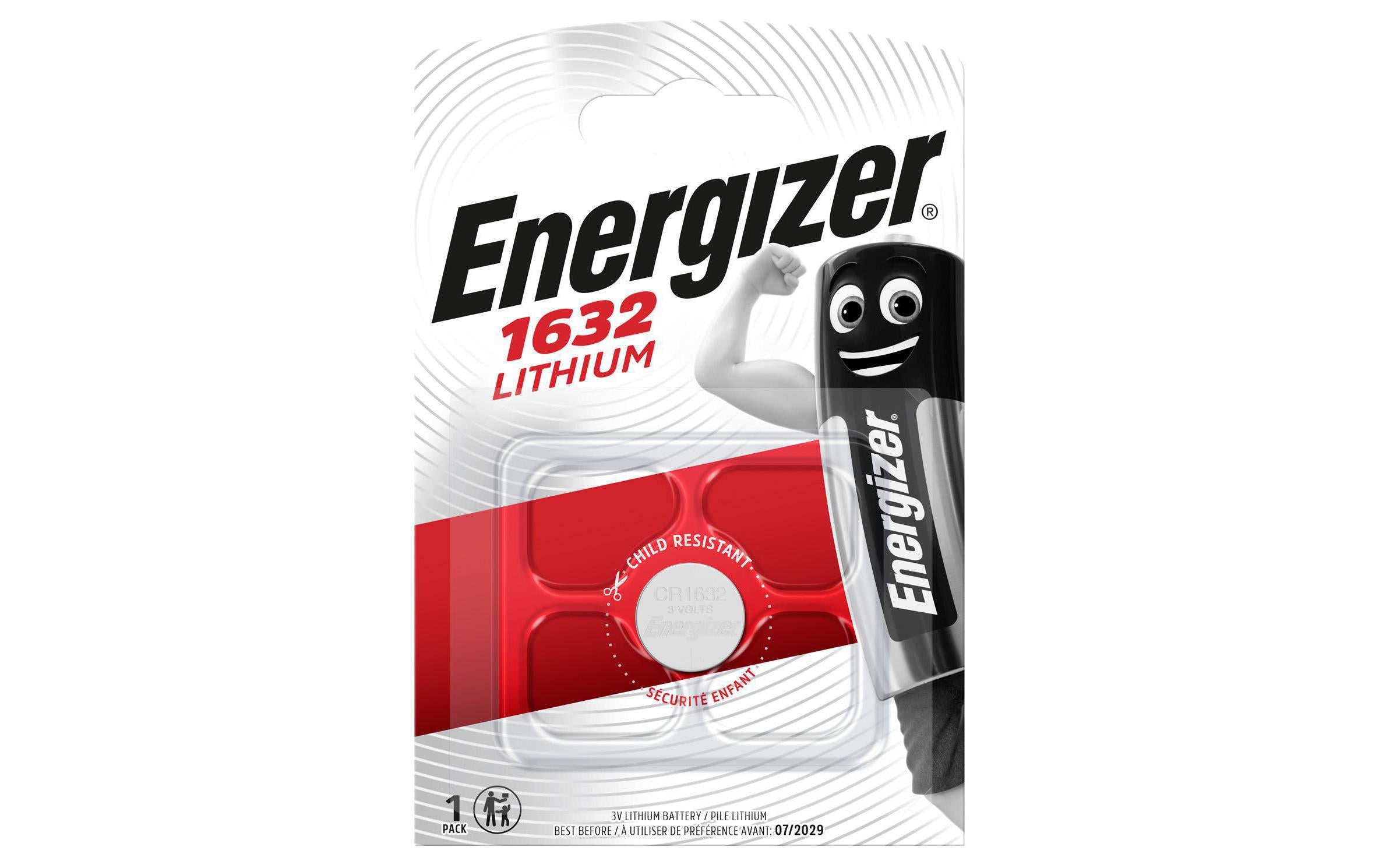 ENERGIZER Knopfzelle CR 1632 1 Stück Alkaline
