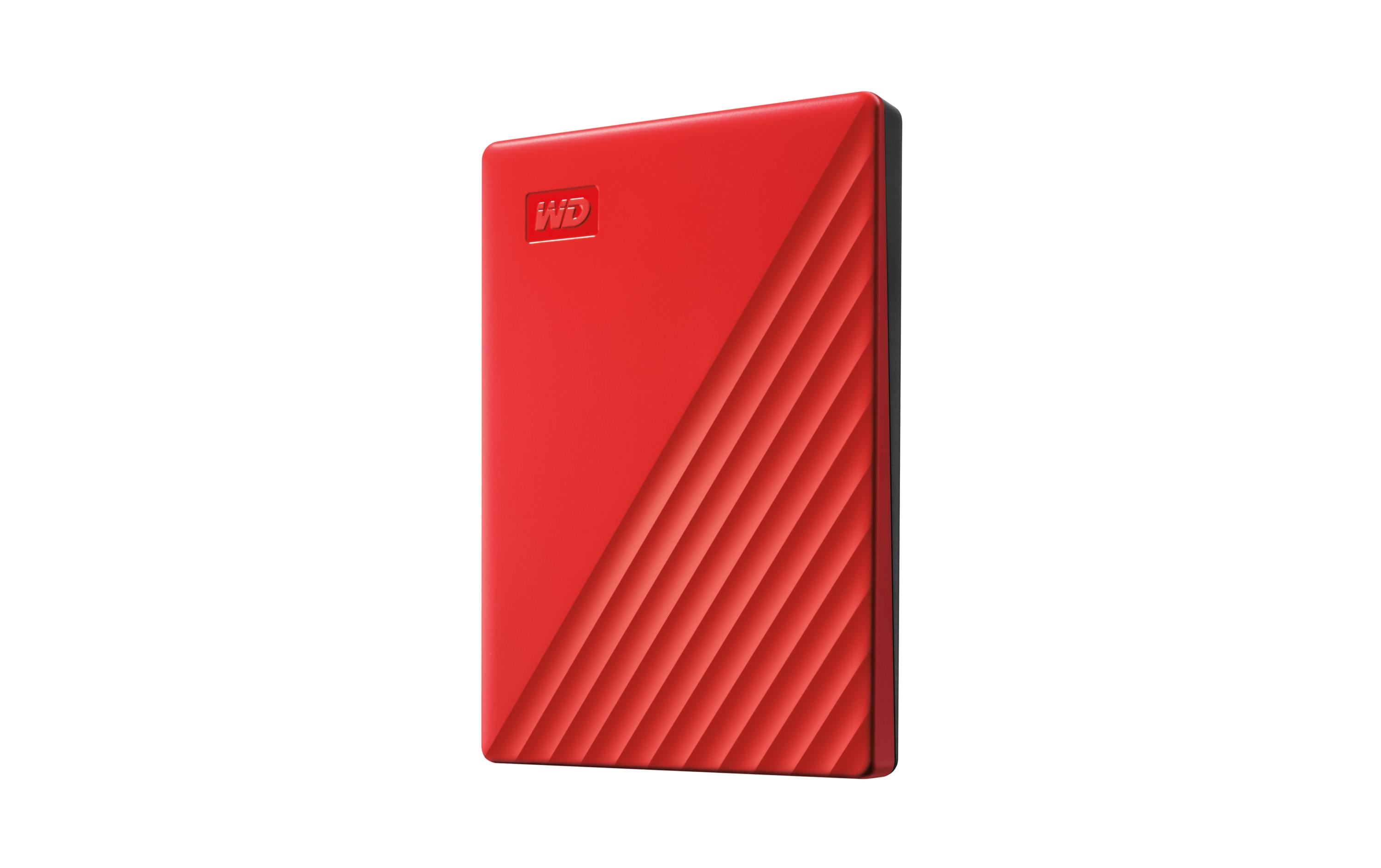 WD My Passport 2.5" 2TB Rot USB 3.0, 2.5'', 11.15mm, 256-bit enrcyption
