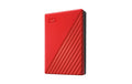 WD My Passport 2.5" 4TB Rot USB 3.0, 2.5'', 19.15mm, 256-bit enrcyption