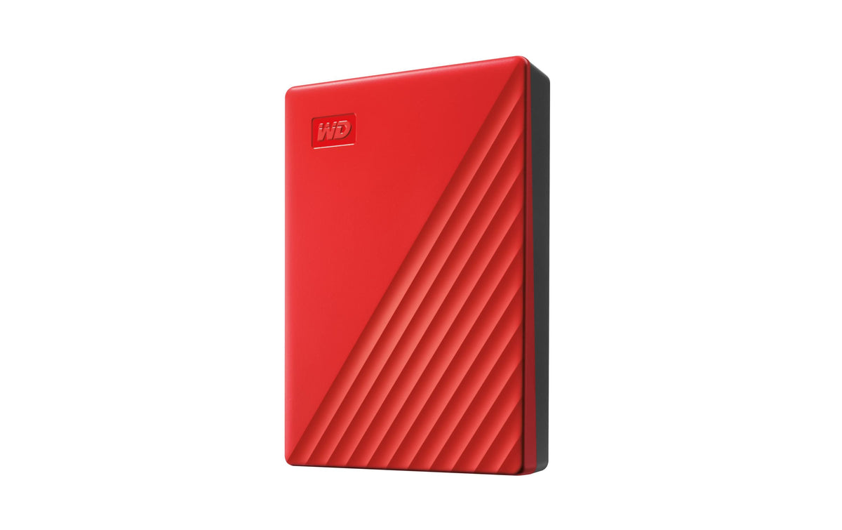 WD My Passport 2.5" 4TB Rot USB 3.0, 2.5'', 19.15mm, 256-bit enrcyption