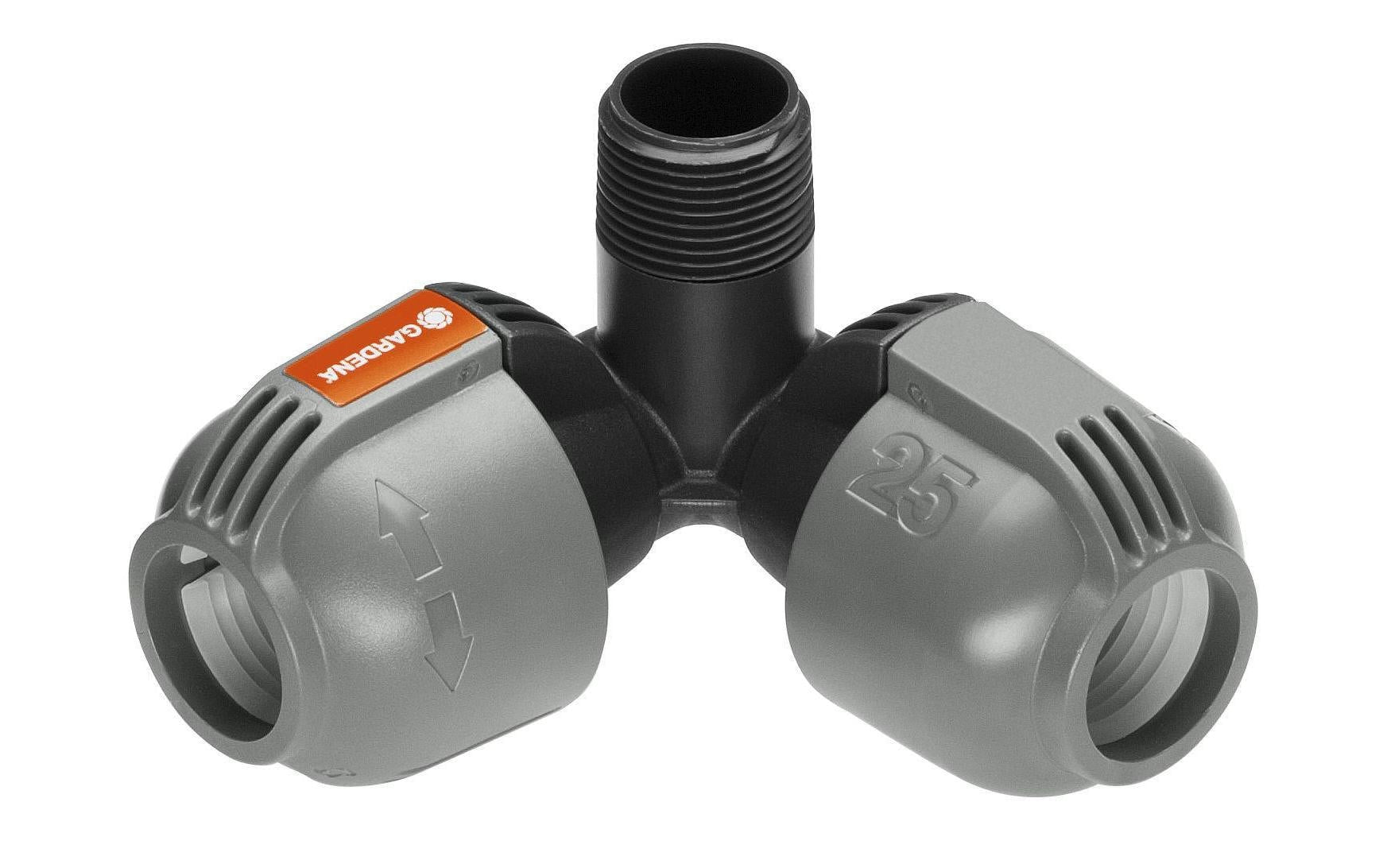 GARDENA Winkelstück 25mm x 3/4" Mit "Quick & Easy"-Verbindungstechnik