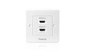 PureLink PI105 Wanddose HDMI, 2-Fach, weiss