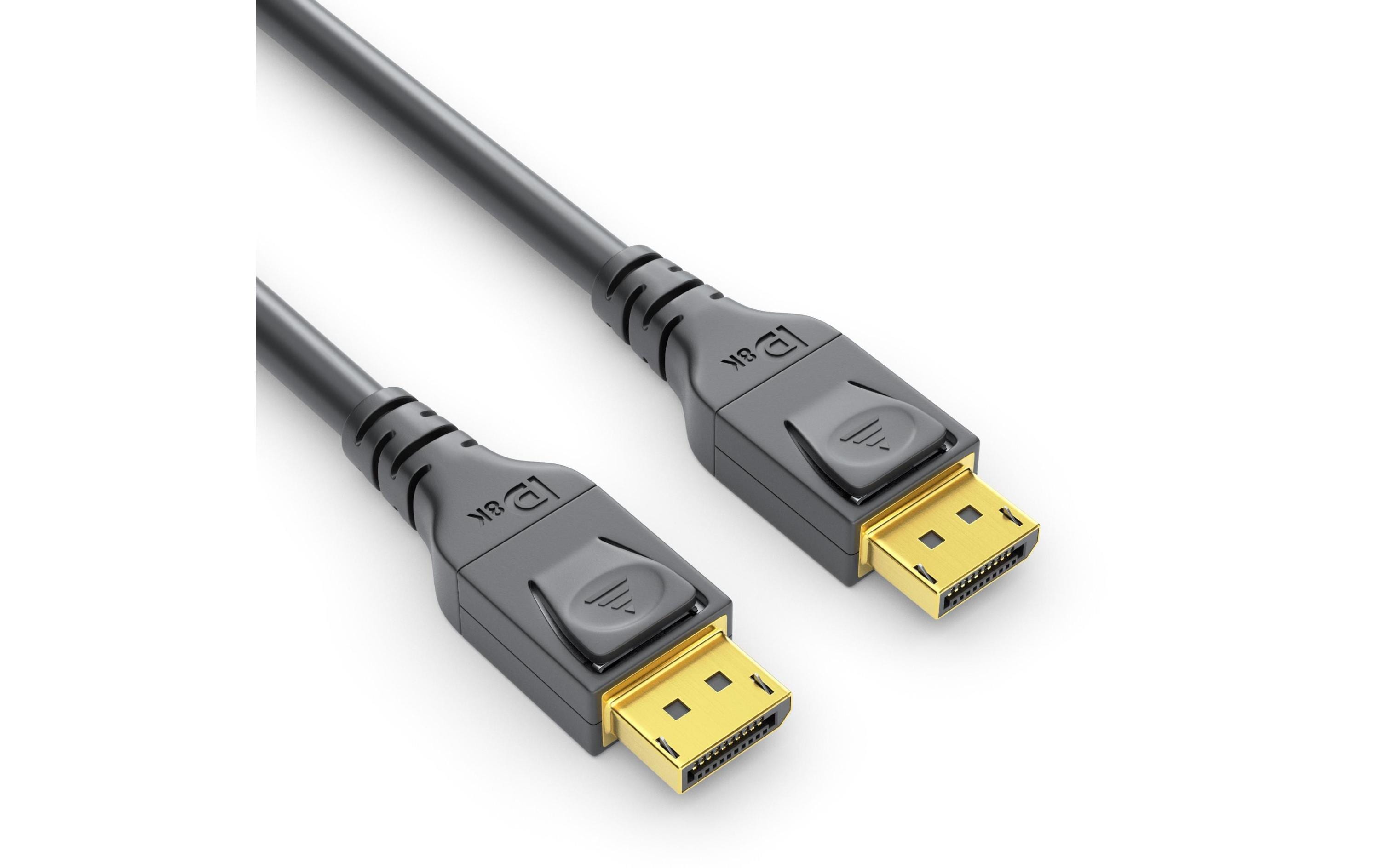 PureInstall, 8K DisplayPort 1.4 Kabel, 1.5m Display Port auf Display Port, DualLink