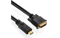 PureInstall, Adapterkabel HDMI/DVI, 2.00m 1080p, vergoldete Stecker