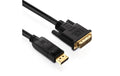 PureInstall, DisplayPort zu DVI Kabel, 2.0m Display Port zu DVI