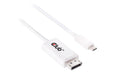 Club 3D, USB 3.1 Typ C auf DP 1.2 UHD Kabel, 1.2 Meter