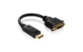PureInstall DisplayPort auf DVI Adapter DisplayPort-Stecker auf DVI-Buchse, 0,1m