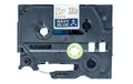 Brother P-touch Schriftband TZE-RN34 Stoffband,Gold auf Navy Blau, 12mm, 4m