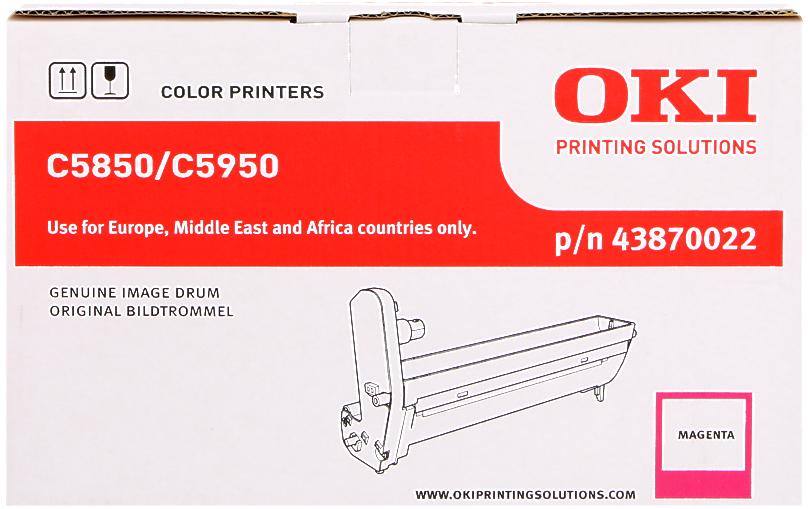 Bildtrommel magenta zu OKI C5850/5950 Lebensdauer ca. 20000 Seiten, 43870022