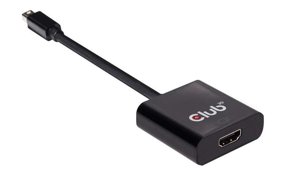 Club 3D, Adapterkabel mDP 1.2 auf HDMI 2.0 L= 150 mm