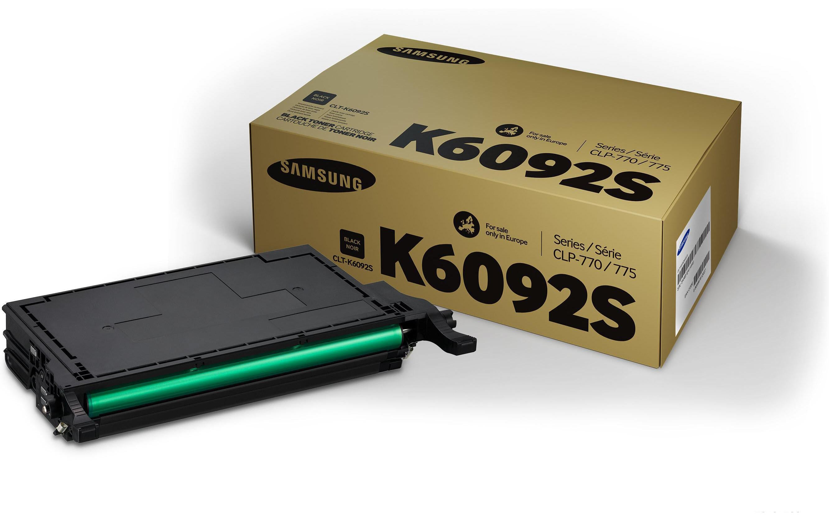 Samsung HP Toner CLT-K6092S Black SU216A 7000 Seiten @5% Deckung