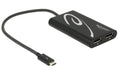 Monitoradapter Thunderbolt 3 zu 2xDP-Buchse Auflösung bis 4096 x 2160 @ 60 Hz