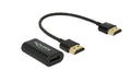 Monitoradapter HDMI-A zu VGA-Bu schwarz HDMI-A Stecker zu VGA 15pin Buchse