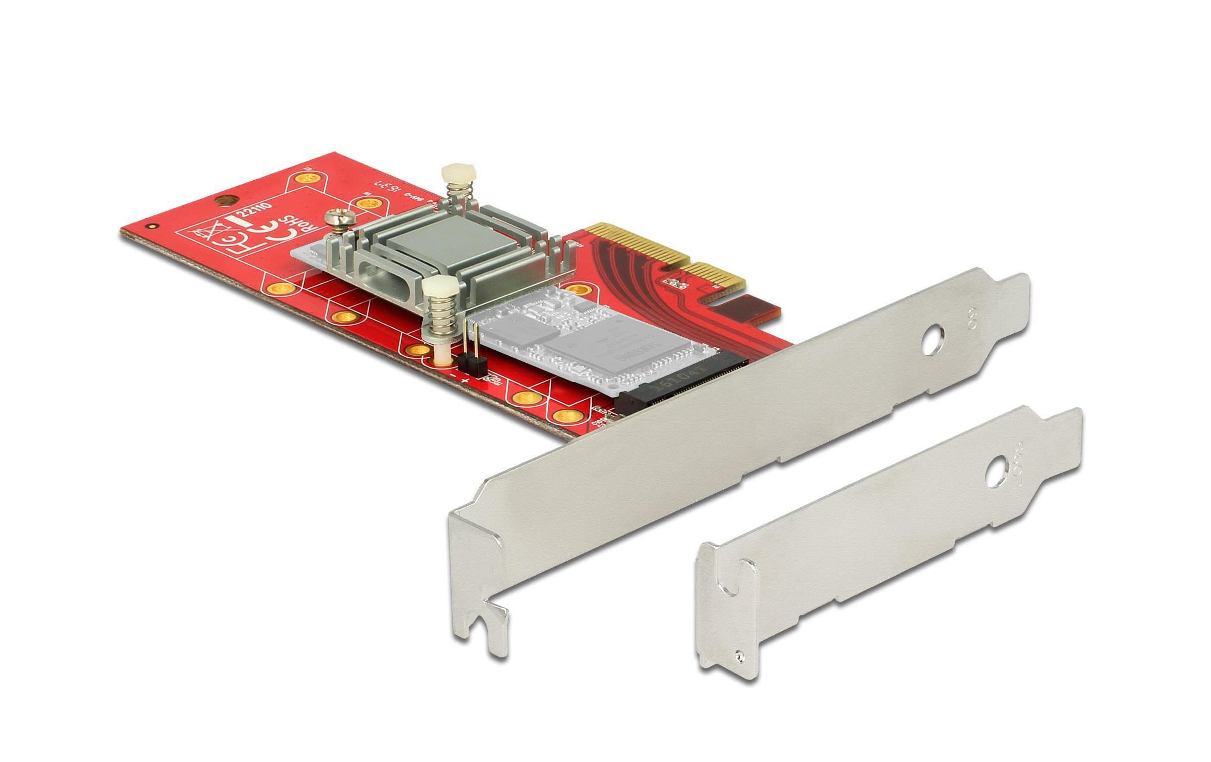 DeLock PCI-Express-x4 Kontroller, NVMe sup. 1x M.2 PCI-E basierend bis 110mm
