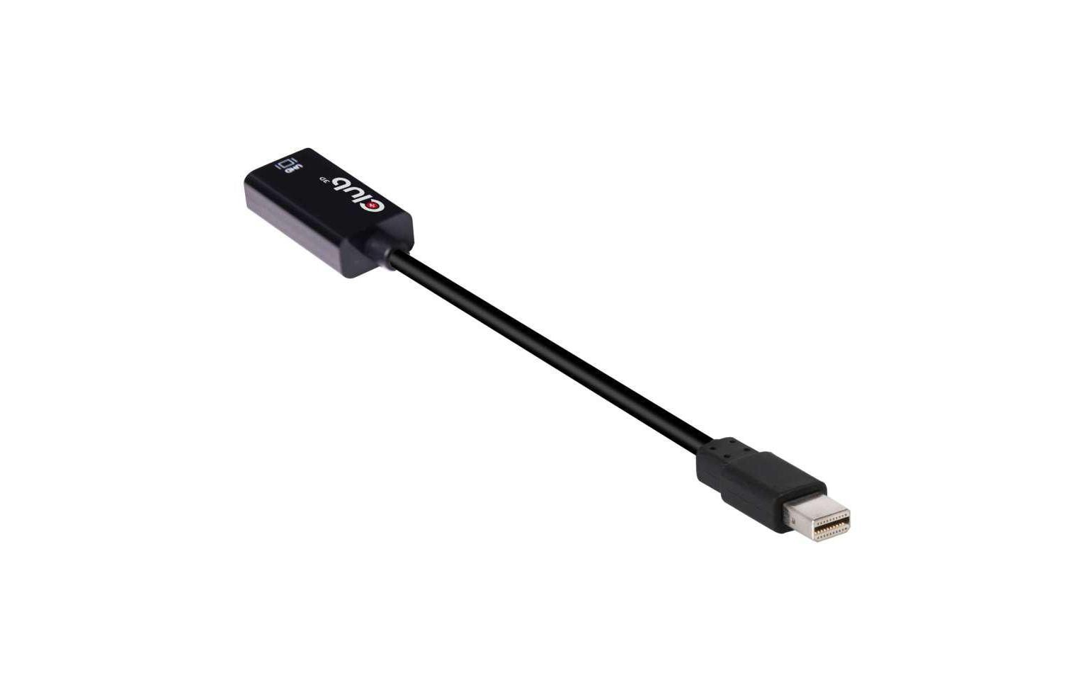 Club 3D, Adapterkabel mDP 1.4 auf HDMI 2.0a HDR, L= 184 mm