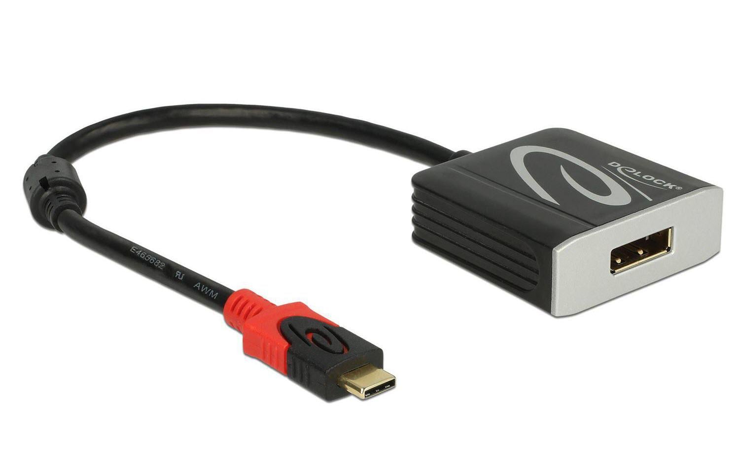 Monitoradapter USB Typ-C zu Displayport 4K bis 60Hz, DP Alternate Mode, 20cm