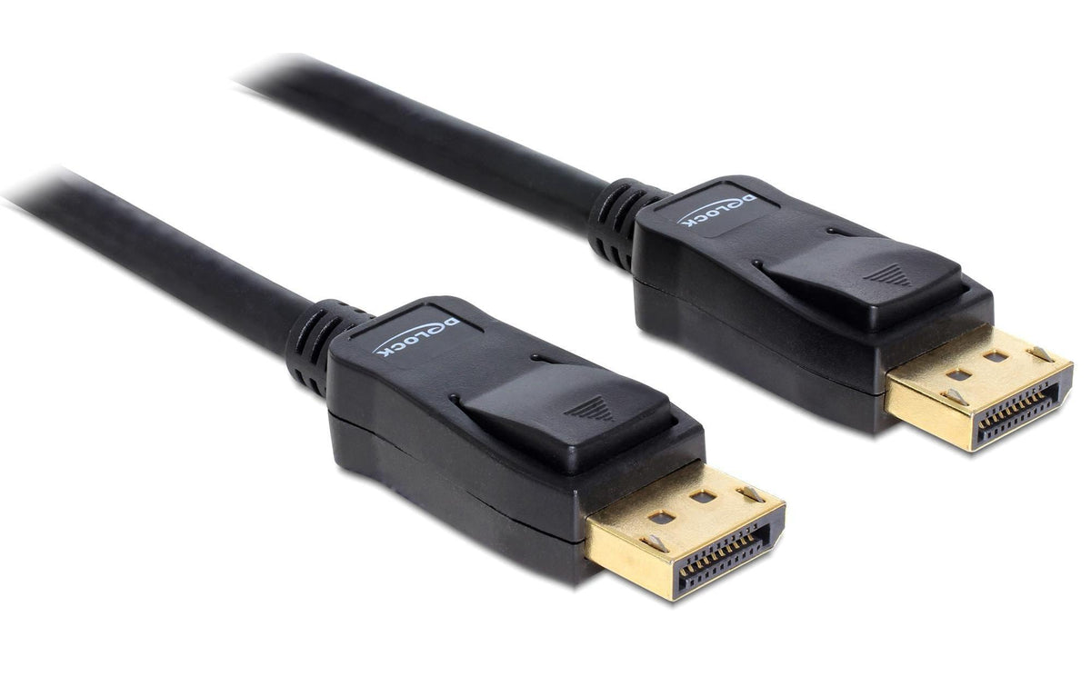 Delock DisplayPort - Displayport Kabel, 5m bis 3820 x 2160@60Hz, Pin20 verbunden 3,3V