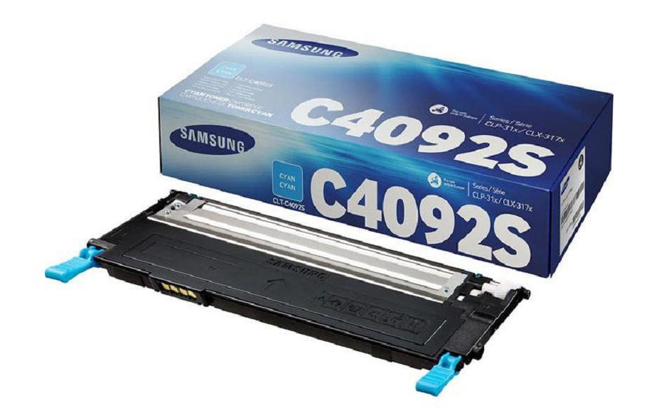 Samsung HP Toner CLT-C4092S Cyan SU005A 1000 Seiten @5% Deckung