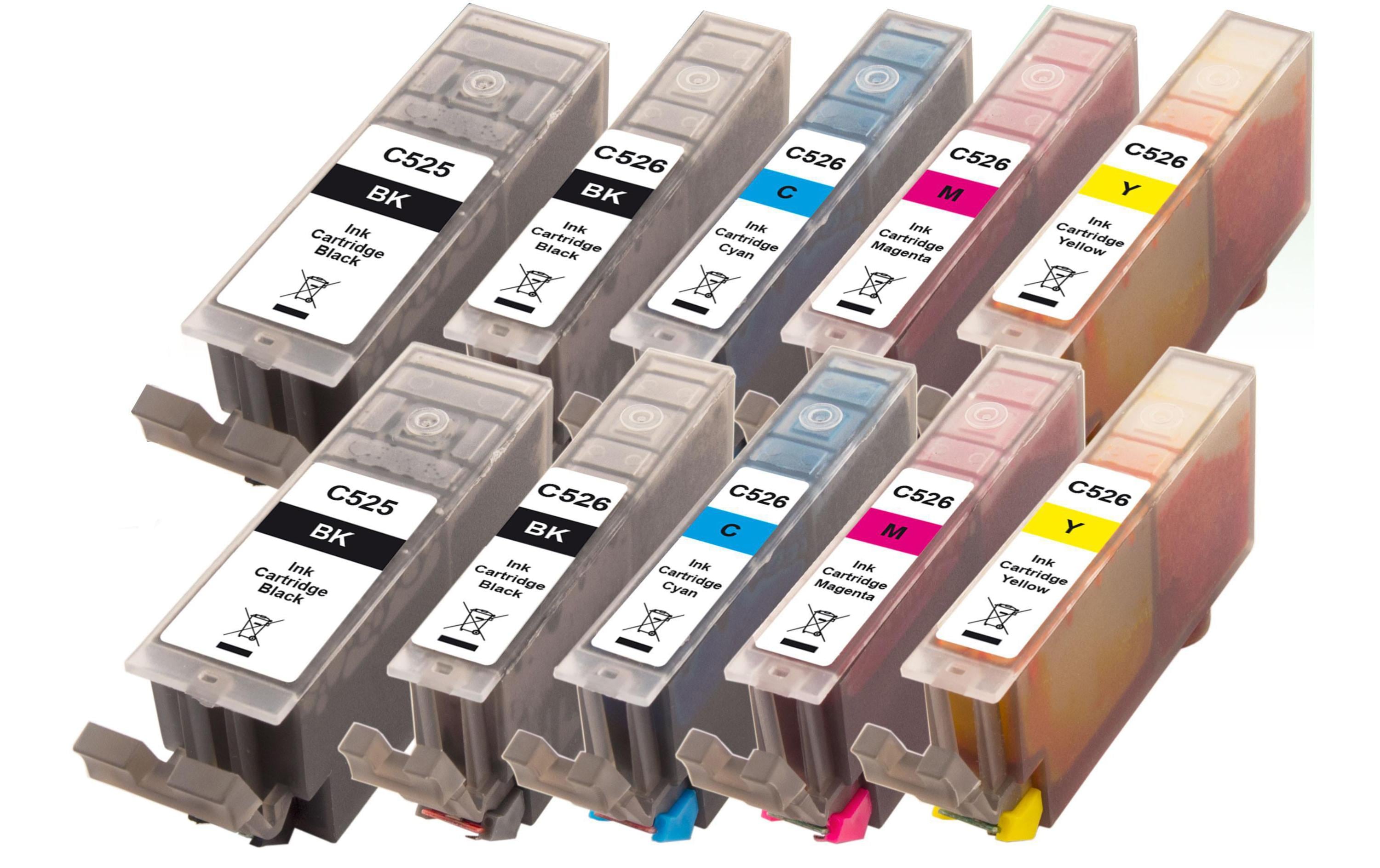 Peach Tinte Canon pgi525/cli526 MultiPck.10 je 2x bk/pbk/c/m/y