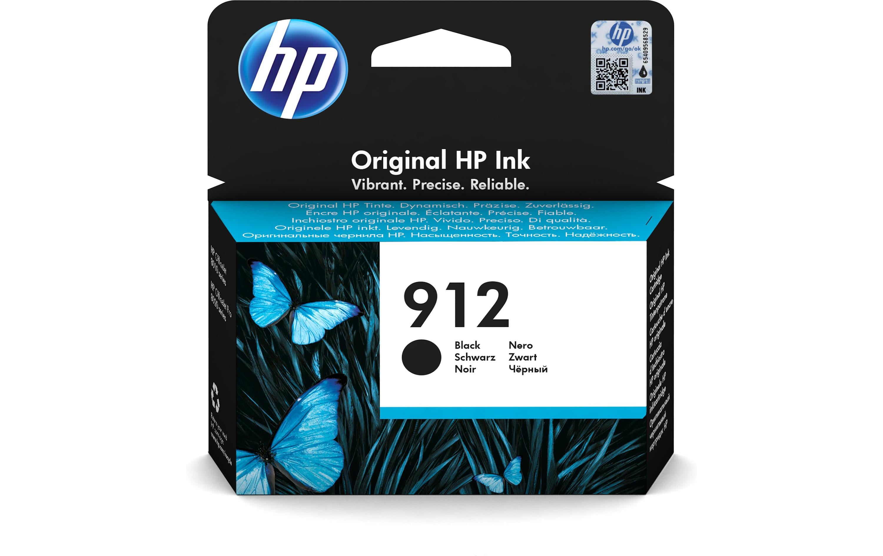 HP Tinte Nr. 912 - Black (3YL80AE) Seitenkapazität ~ 300 Seiten