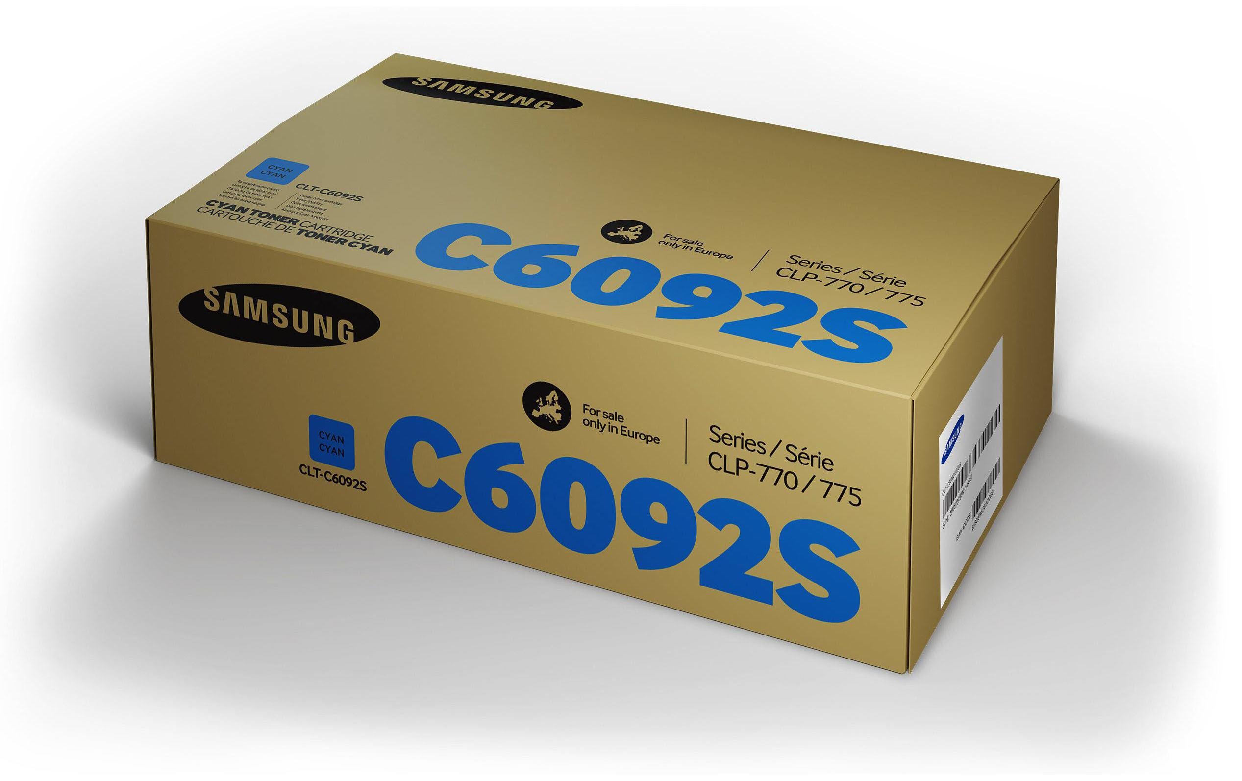 Samsung HP Toner CLT-C6092S Cyan SU082A 7000 Seiten @5% Deckung