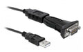 Schnittstellen Adapter USB auf Seriell DB9 Stecker, Win Vista/7/2008 tauglich