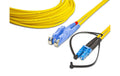 Lightwin LWL HQ Duplex Patchkabel, 3m Singlemode 9/125µm, E2000-LC, OS2