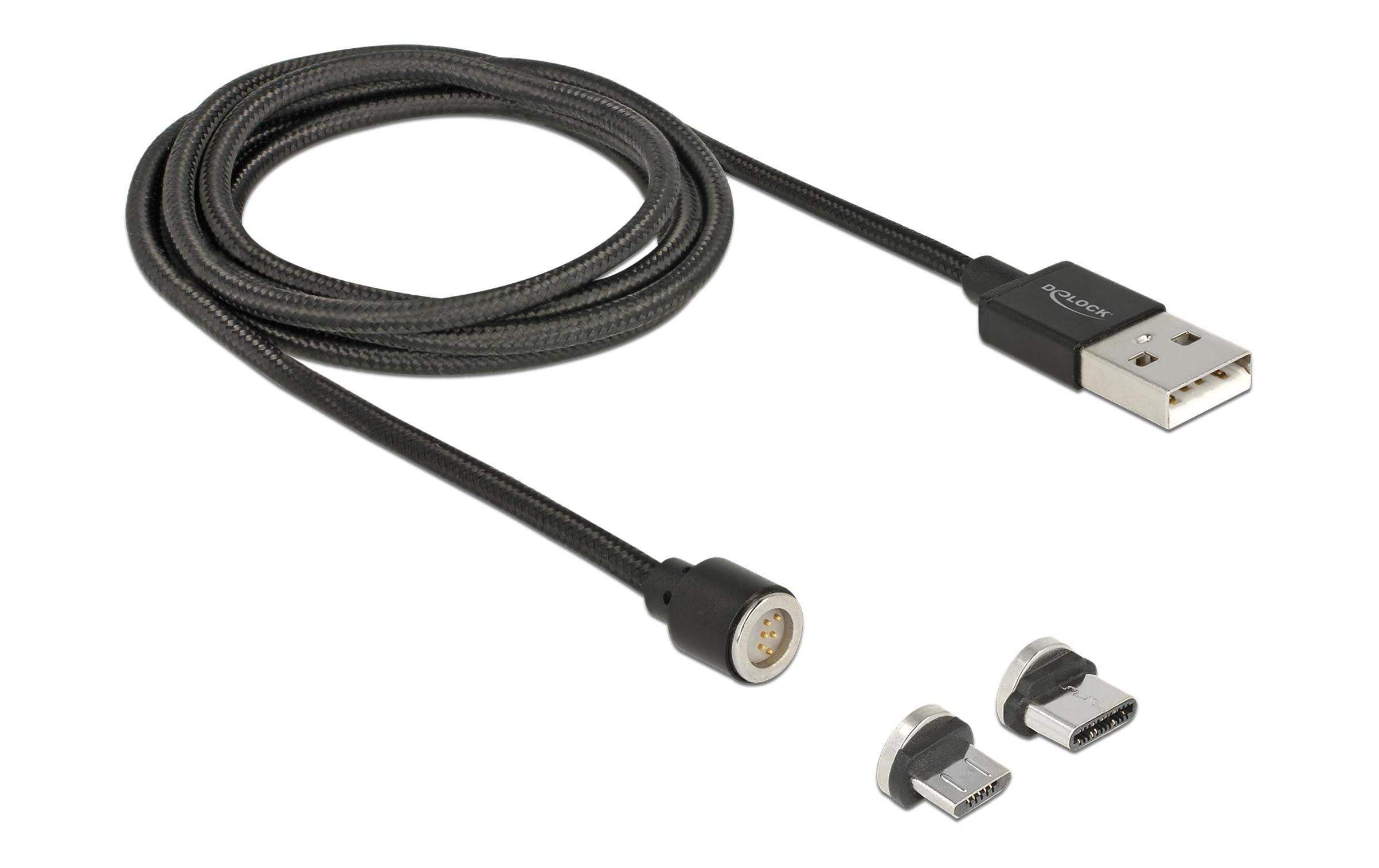 USB2.0-Ladekabel magnetische Stecker nur Laden für USB-MicroB, Typ-C