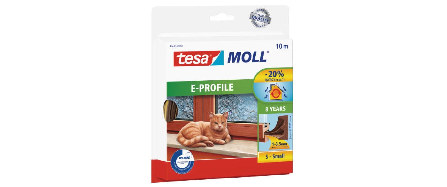 tesamoll E-Profil Gummidichtung 10m