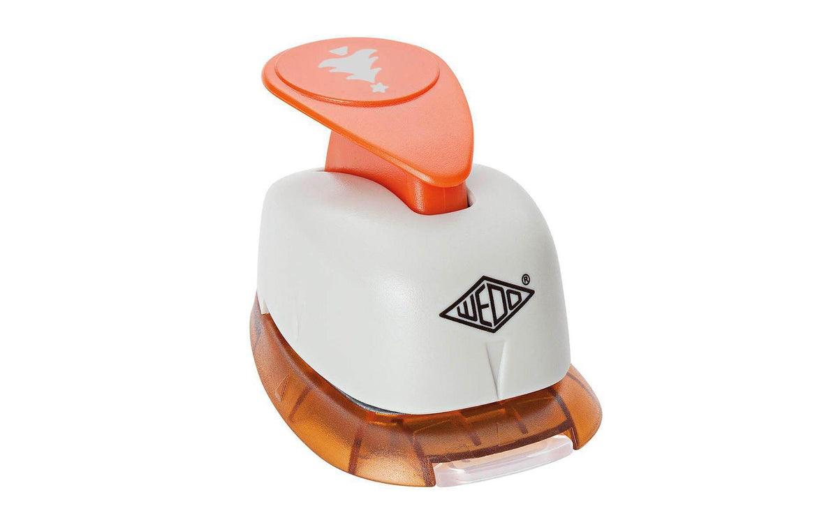 WEDO Motivlocher gross,  Weihnachsbaum ca 2.5 cm, mit praktischem Auffangbehälter