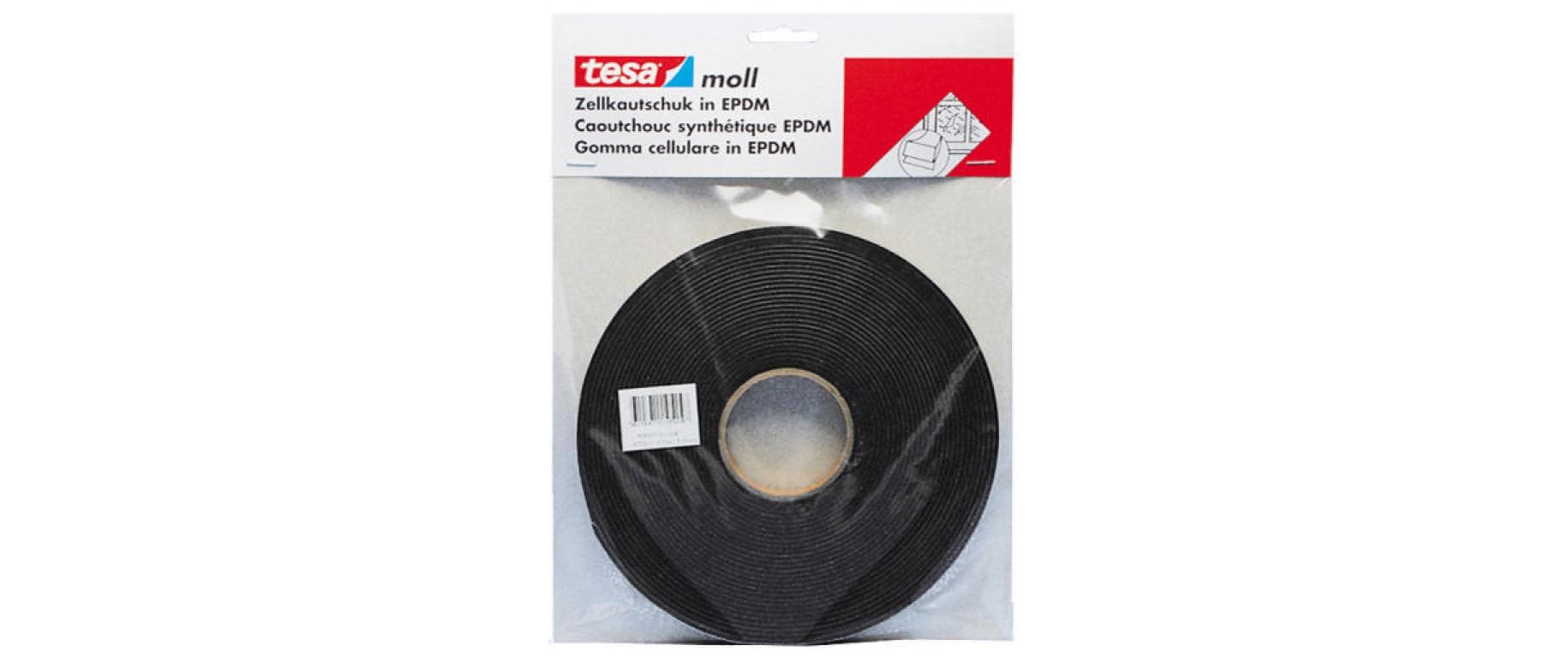 tesamoll Kautschuk-Schaumstoff 10m x 12mm