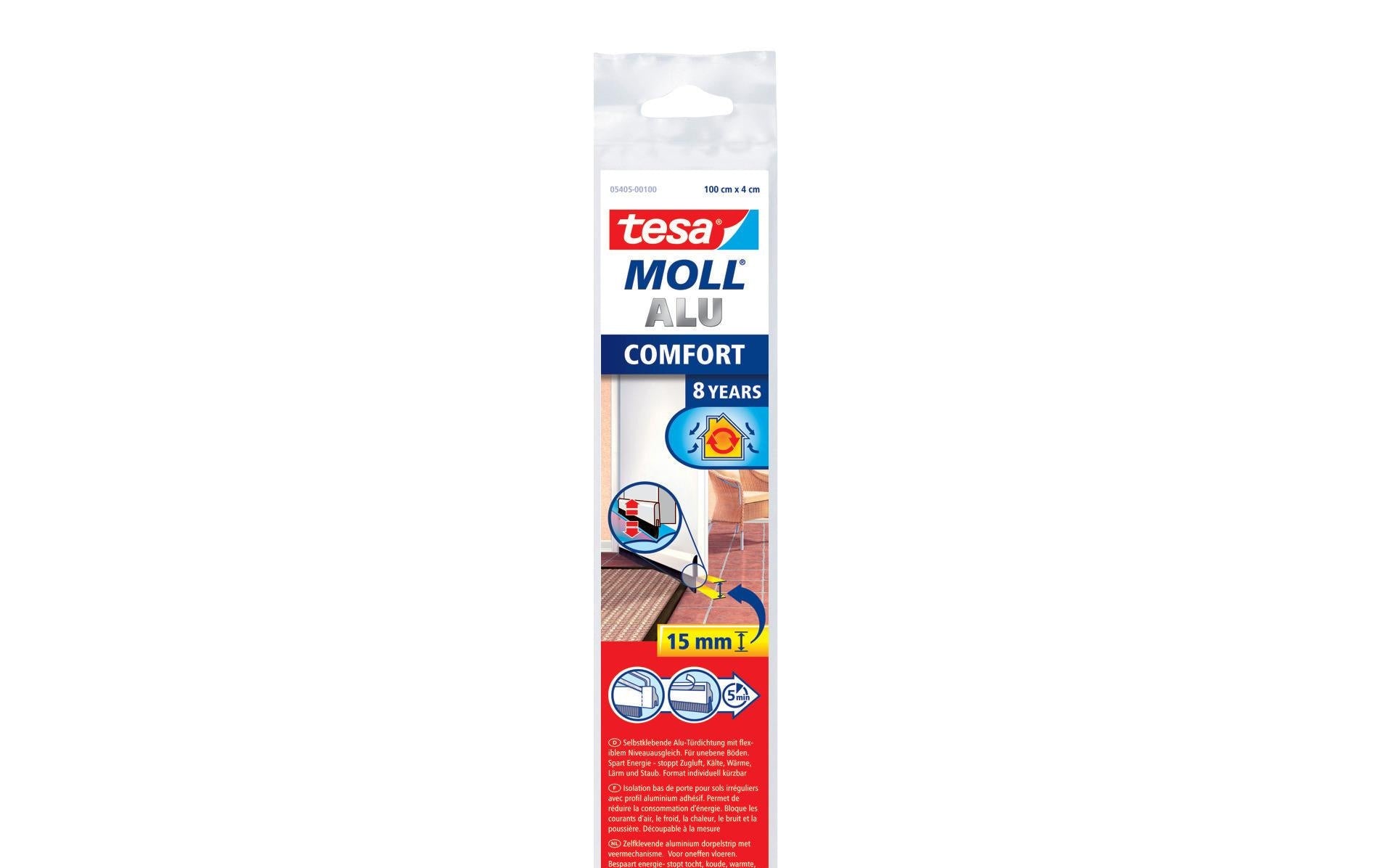 tesamoll Türdichtschiene Comfort 1m x 40mm