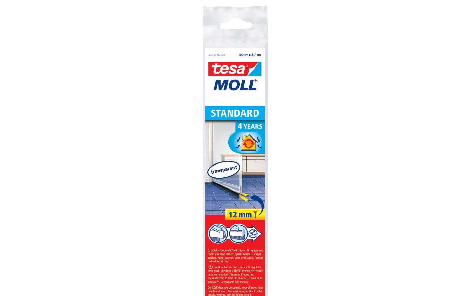 tesamoll Türdichtschiene Standard 1m x 37mm