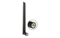 Delock WLAN Antenne, 3-5dBi, mit Kippgelenk RP-SMA Dualband 2.4 Ghz und 5Ghz, 18.2cm